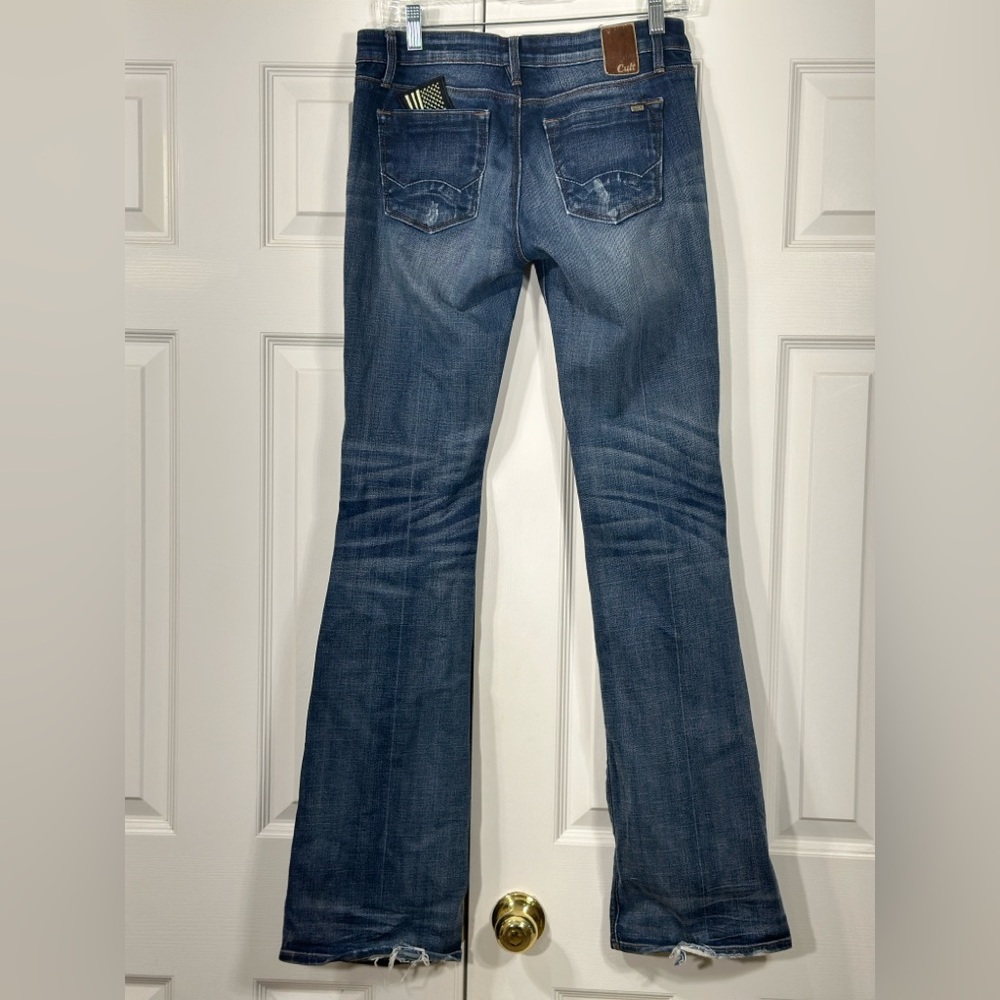 Cult of Individuality Bohemi bootcut destroyed jeans size 27 - Picture 2 of 14